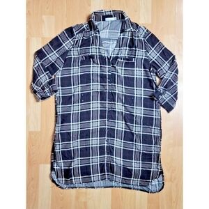 Reitmans plaid shirt dress